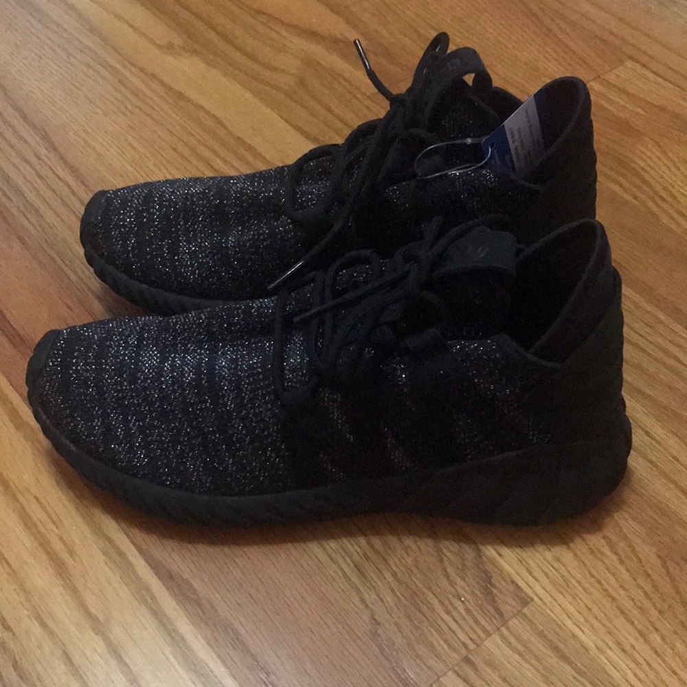 Adidas Tubular Dawn Primeknit Sneaker in Black - Picture 7 of 8